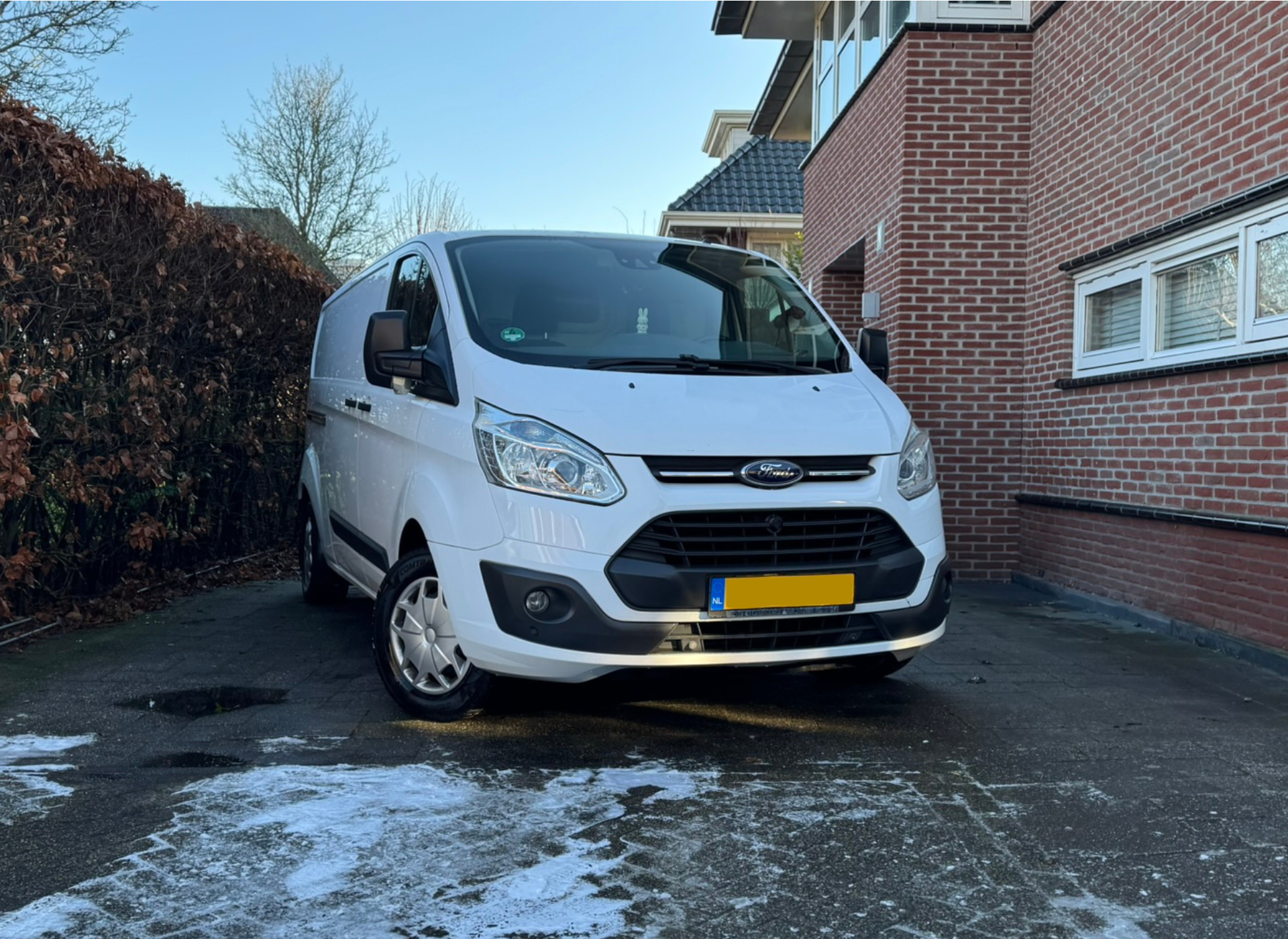 Ford Transit Custom Wit Detailing, Wasbeurt, Schoonmaakbeurt, Poetsen, Reiniging