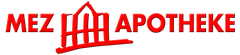 Ein rot-weißes Logo für die Mez Club Apotheke