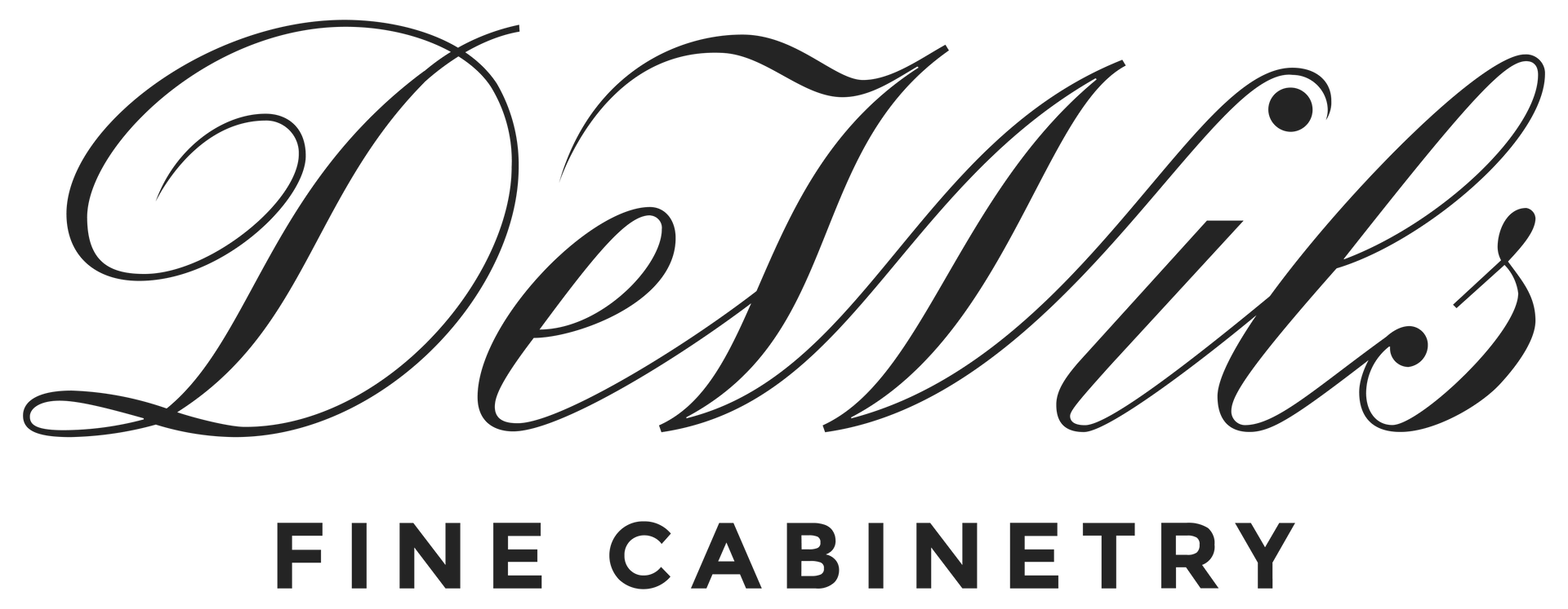 DeNil's Fine Cabinetry logo in a cursive font.