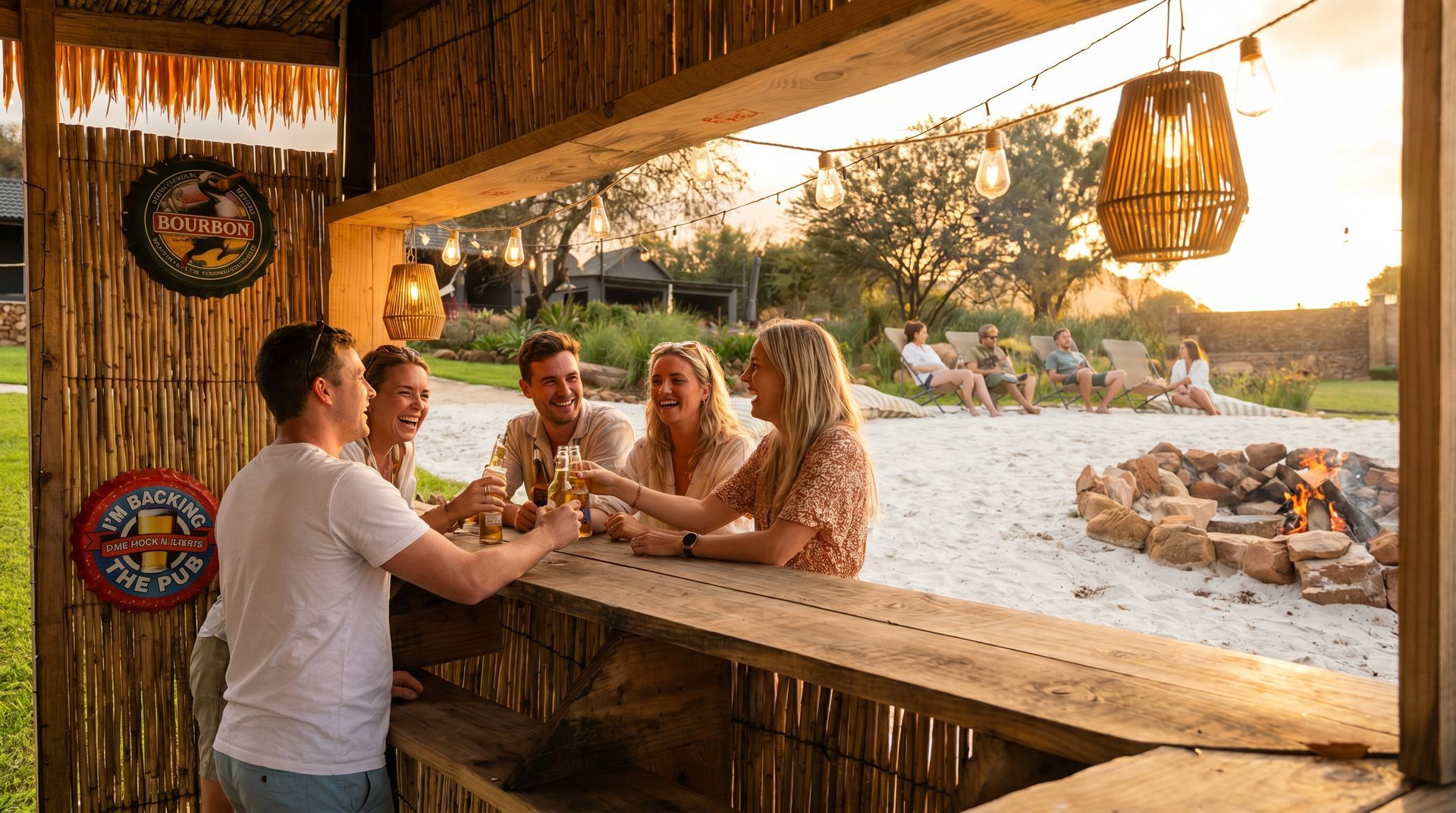 Edge of the Crator - Beach bar on the eco-lake