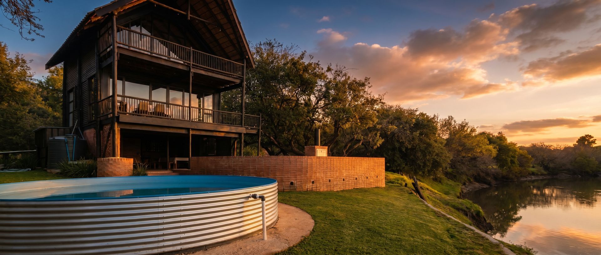 Edge of the Crator - Riverfront cottage on the banks of the vaal river