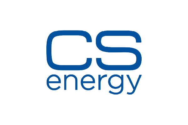 CS Energy logo in blue with stylized “CS” above the word “energy”
