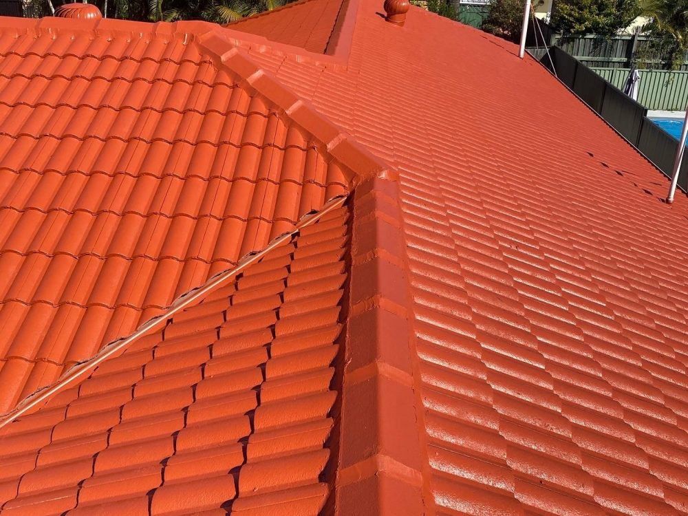 Roof restoration achieved using the Shieldcoat three coat system — Roofers in Bonogin QLD