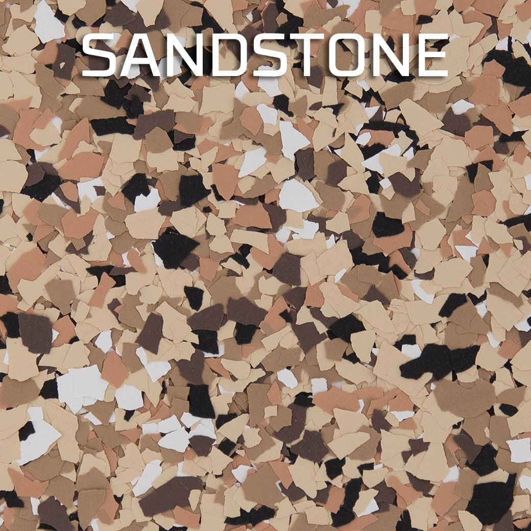 Sandstone texture with tan, brown, white, and black speckles