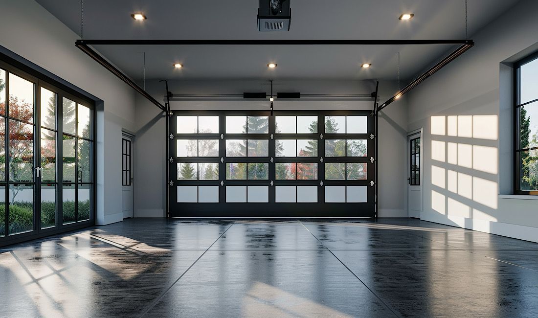 Chiq modern floor with a polished concrete coating.