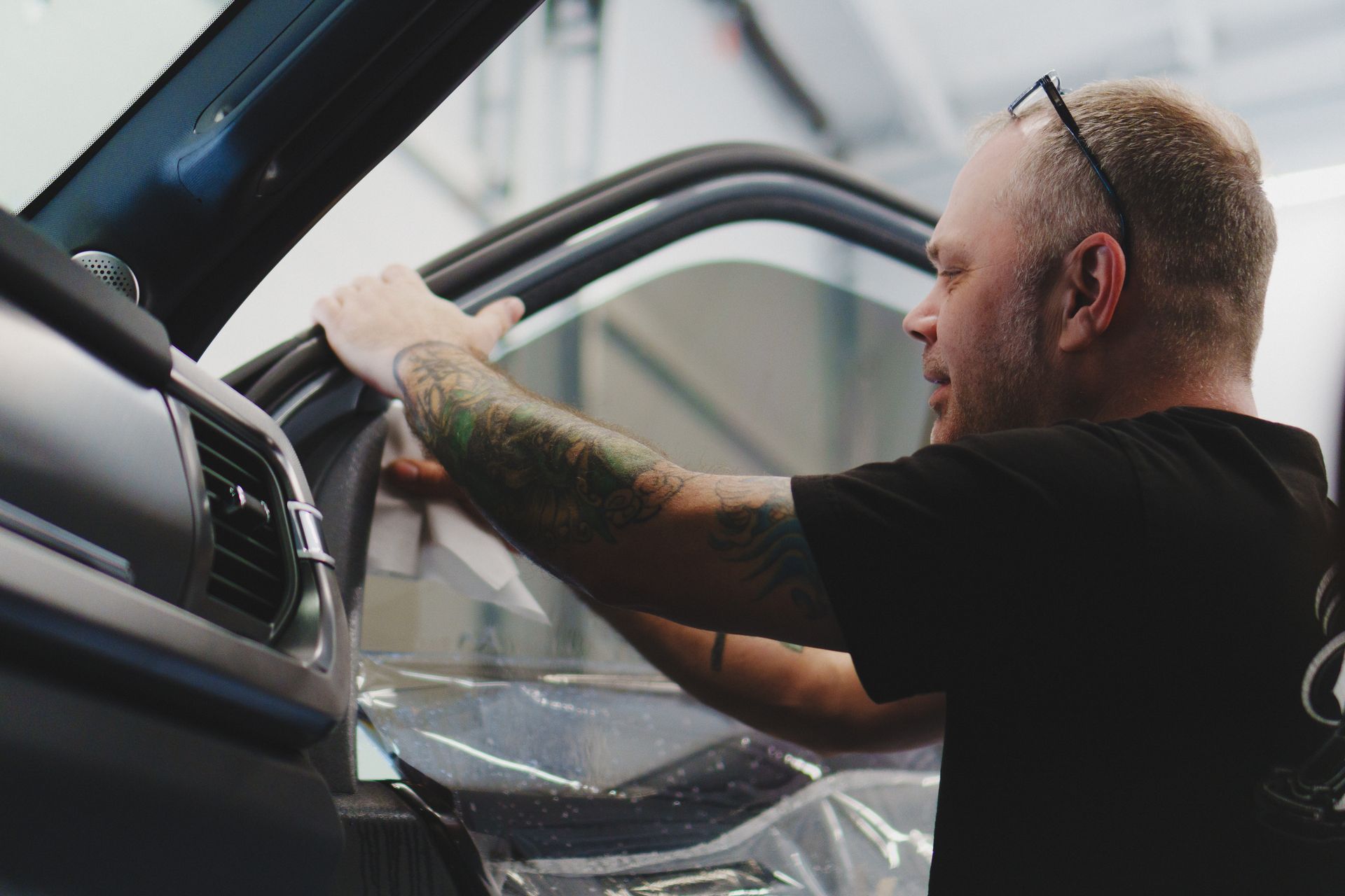 window film application ford f150