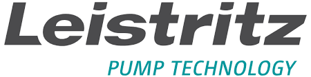 Leistritz Pump Technology logo in dark gray and teal.