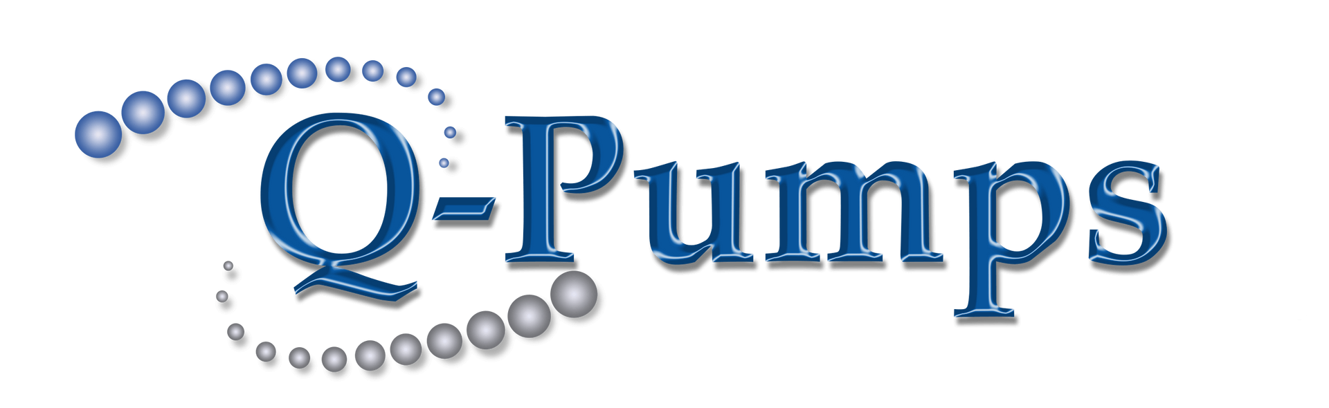 Logo with blue text 