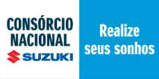 Logo of Consórcio Nacional Suzuki with the phrase 