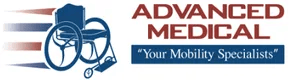 The logo for Advanced Medical your mobility specialists