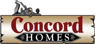 Concord Homes logo in red and black with a house roof graphic above the text