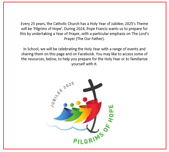 Jubilee 2025 - Pilgrims of Hope