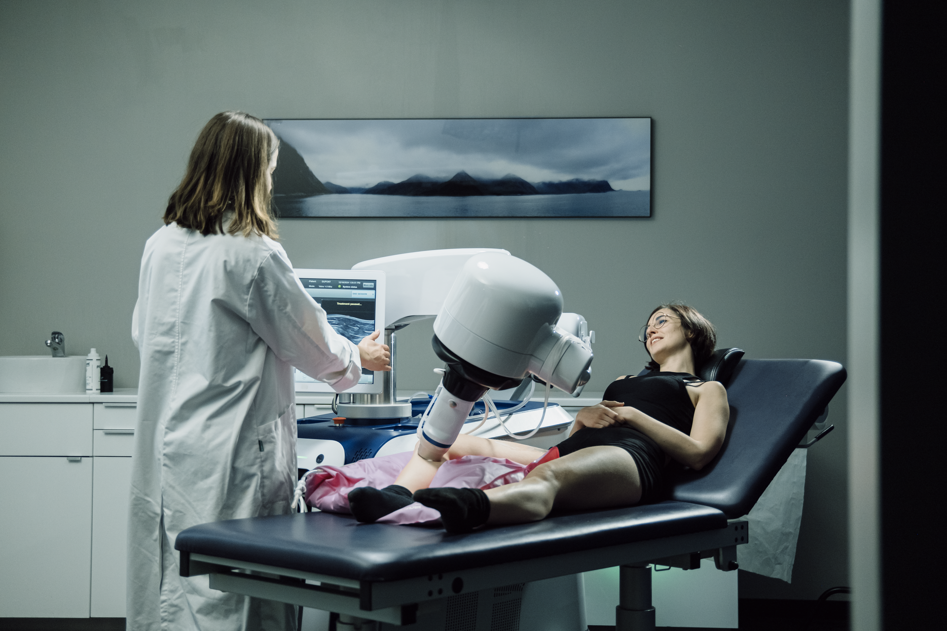 Traitement des varices par echotherapie HIFI, Dr SEBAN Vue de l'Institut Arnaud tzanck St Laurent
