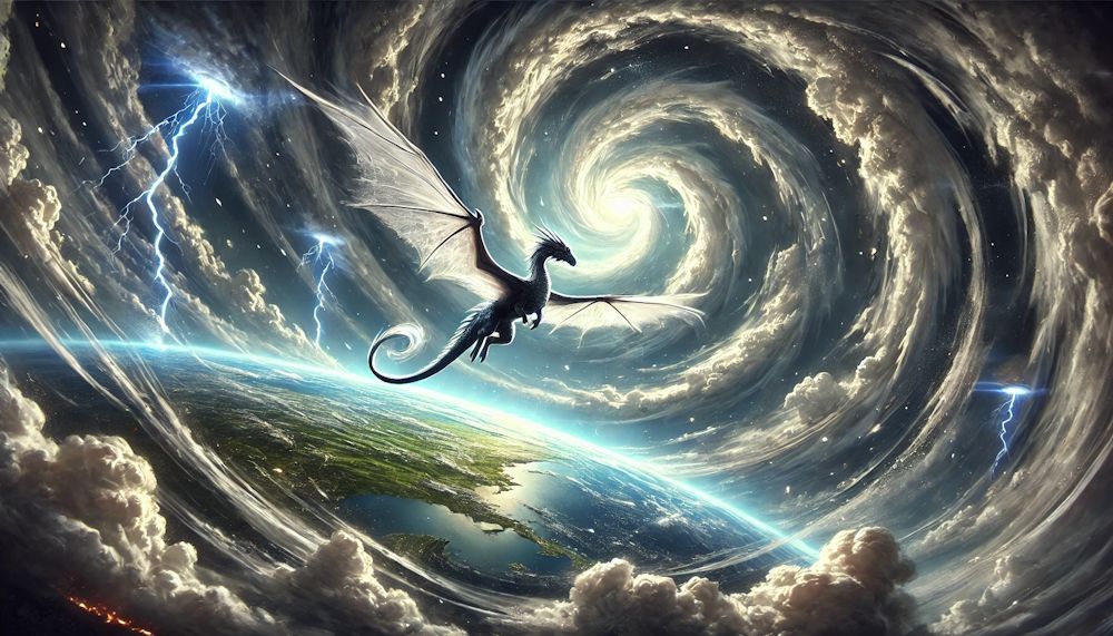 Air Dragon in a Tornado Vortex Air Dragon in a Tornado Vortex