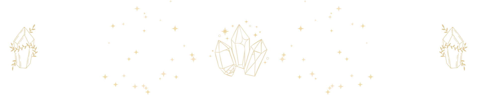Crystals & Stars Banner Crystals & Stars Banner