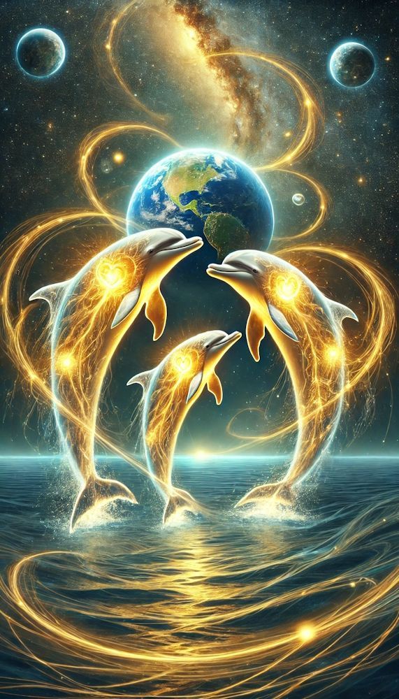 Dolphins, 12th dimensional beings of joy