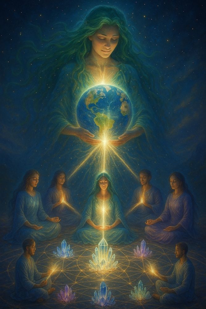 Mother Earth Healing Crystal Grids Mother Earth Healing Crystal Grids