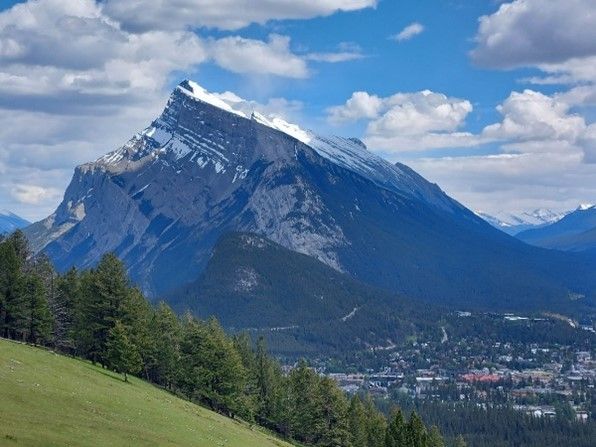 View of Banff townsite from Norquay