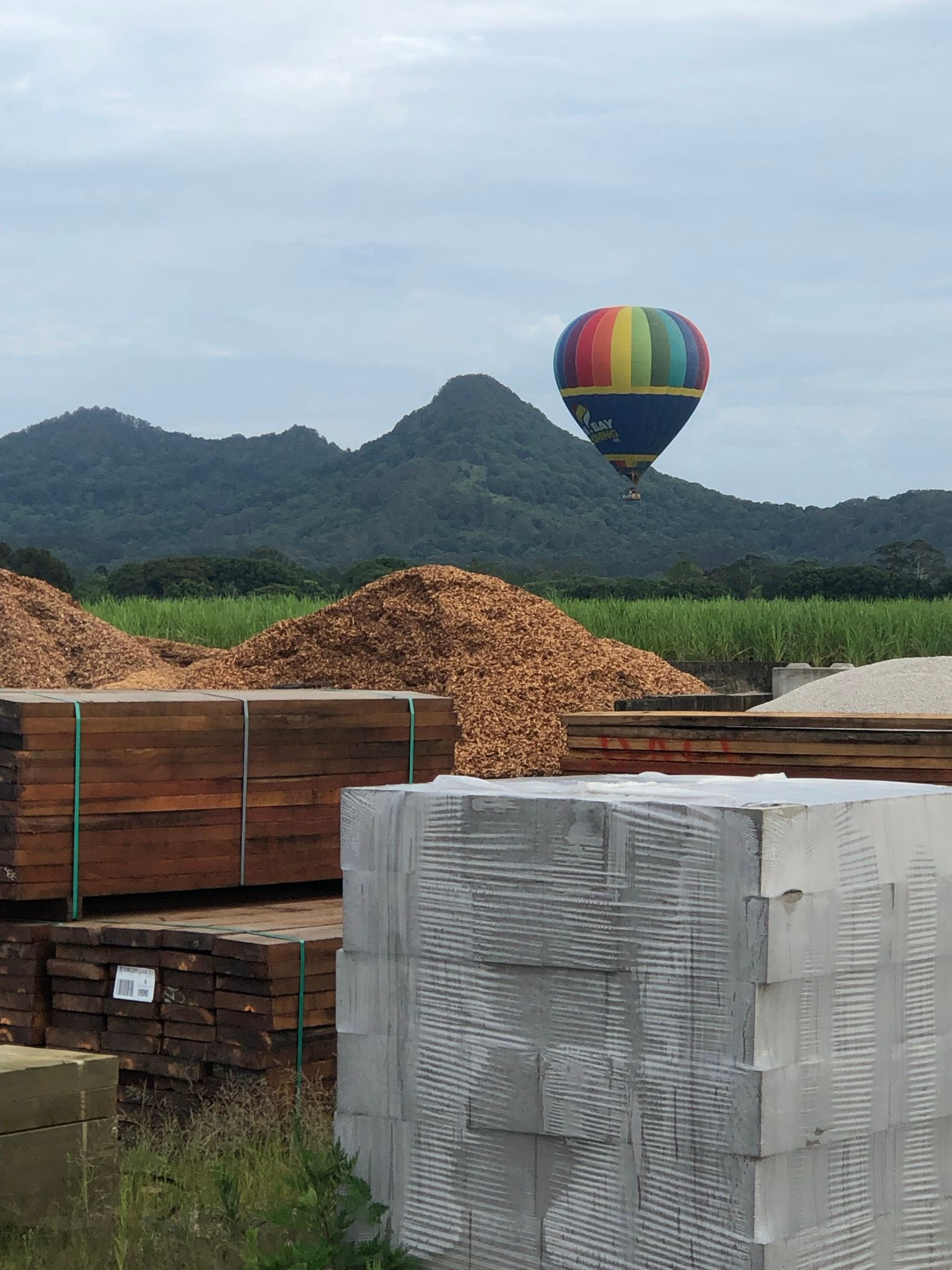 Yard view— Landscaping Supplies in Myocum, NSW