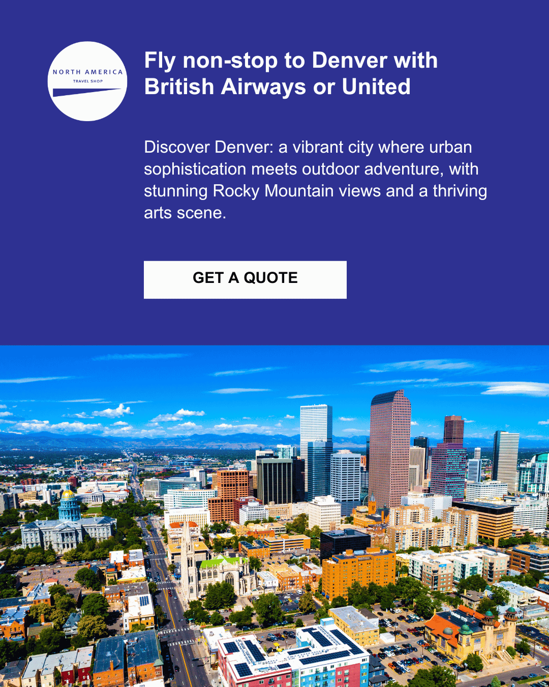 A map of the United States showing flights from London , Heathrow to Portland , Oregon