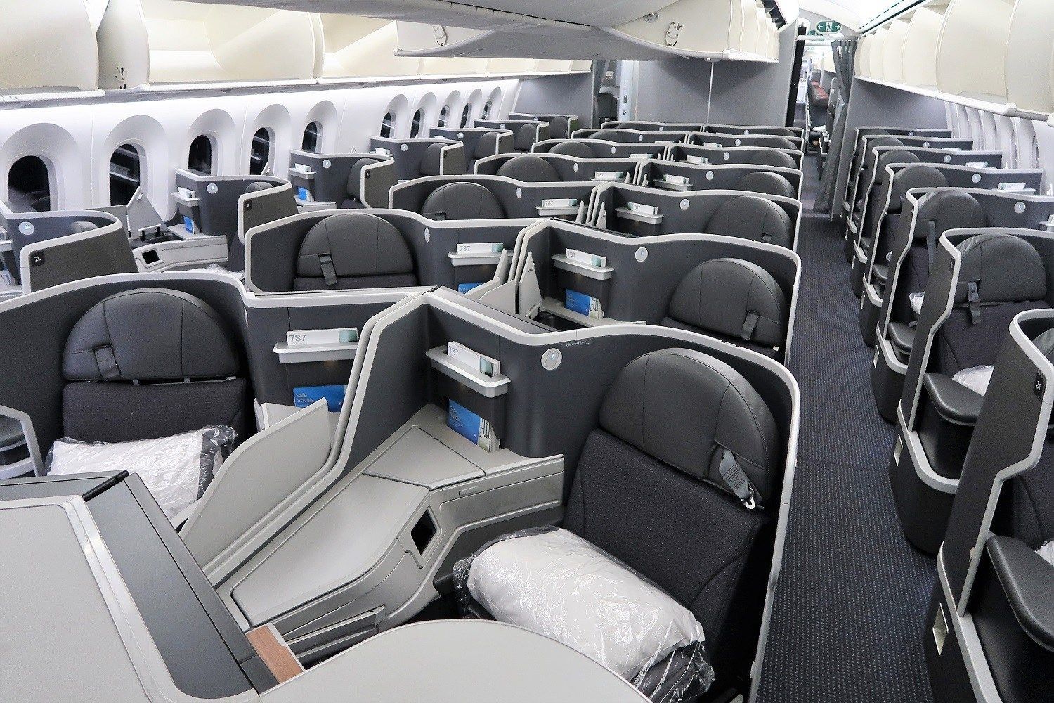 American Airlines B787-9 Business Class Cabin