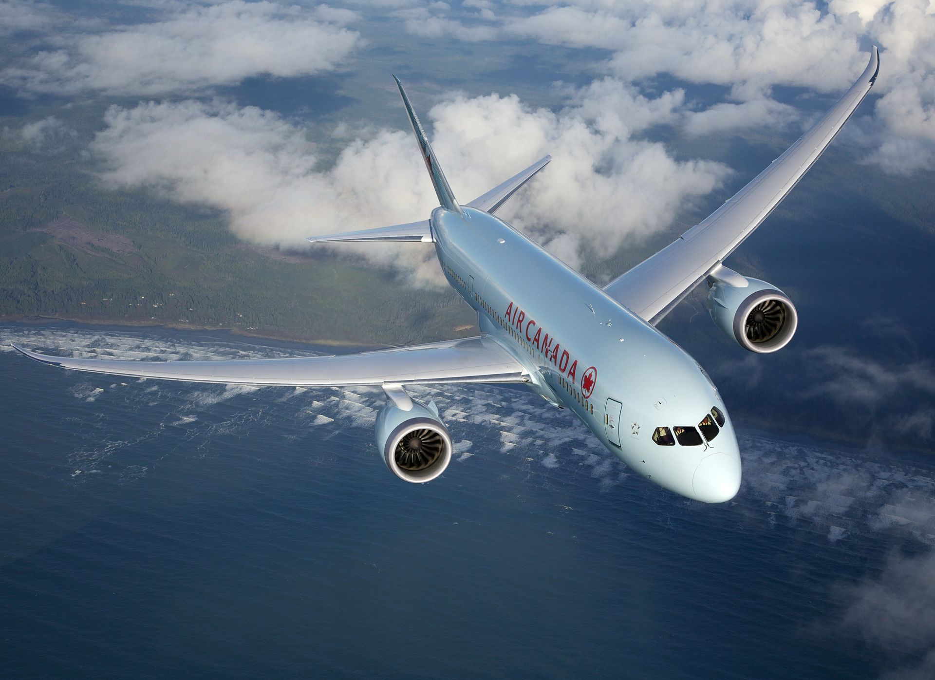 Air Canada B787 inflight