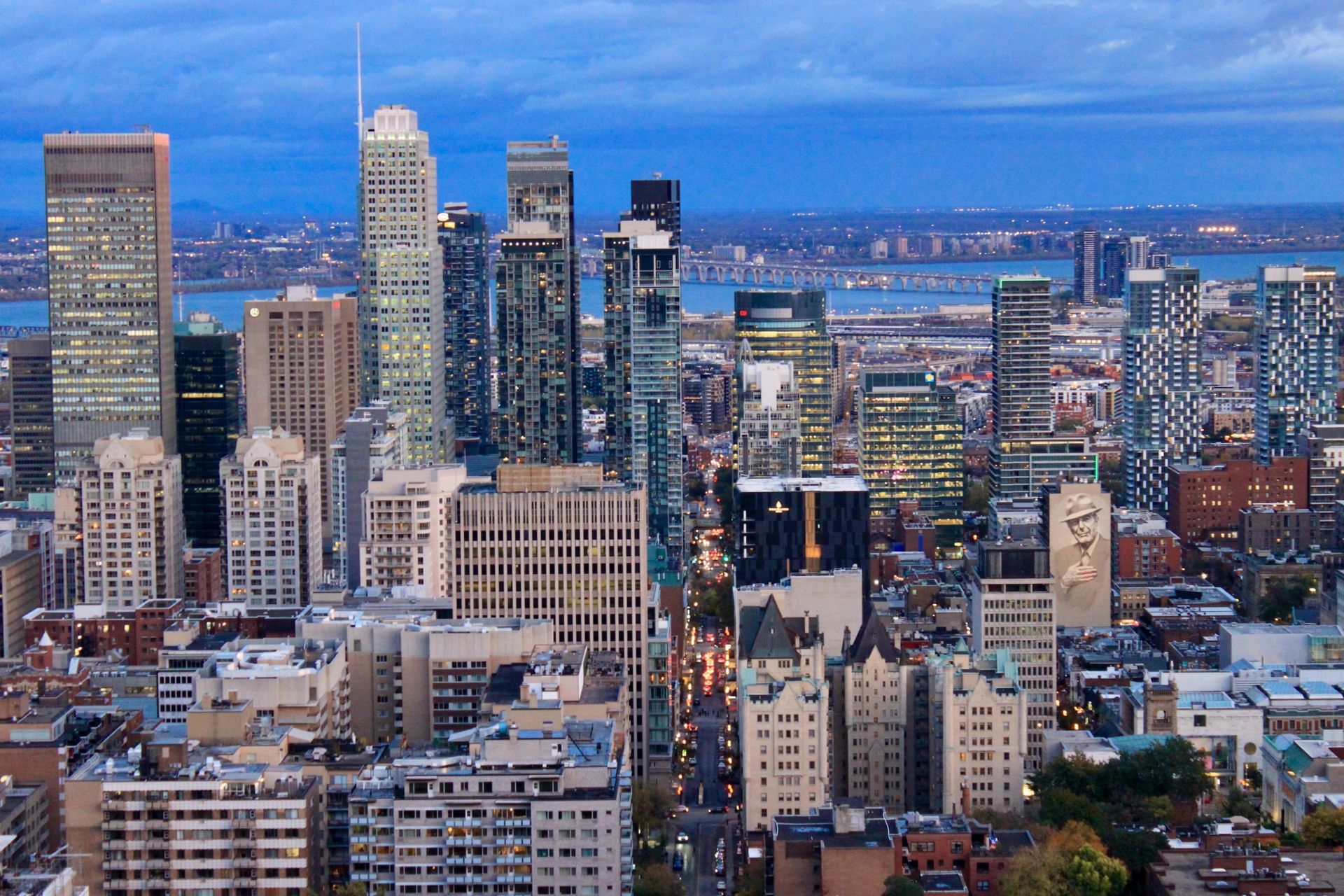 Montreal City Skyline