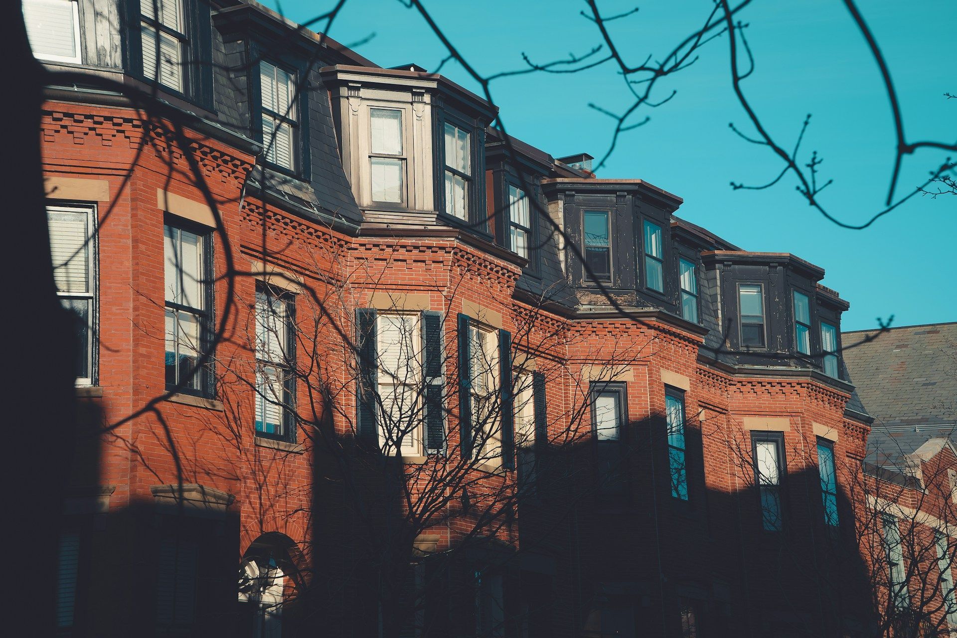 Beacon Hill buildings, Boston, MA