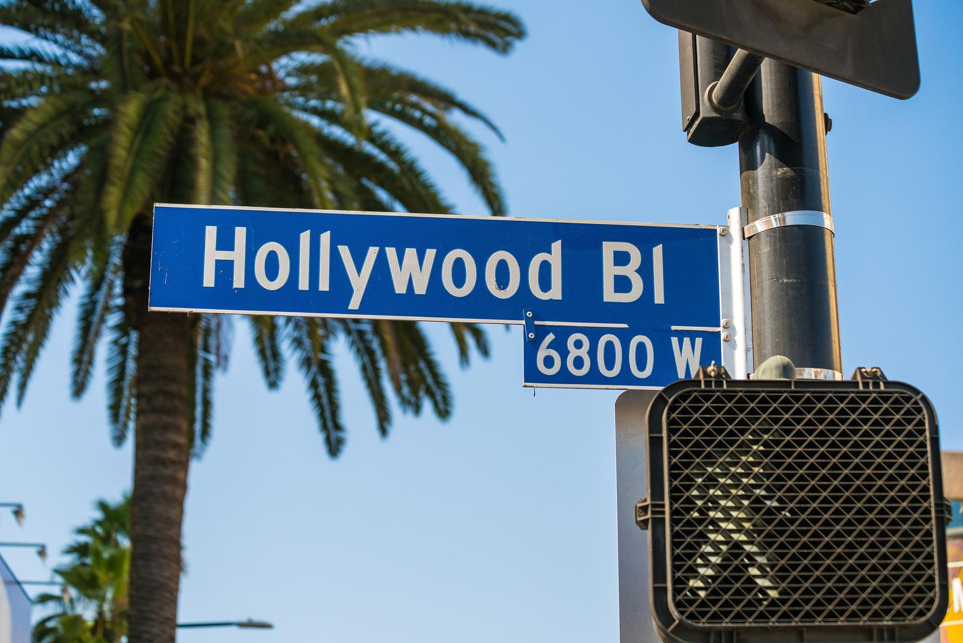 Hollywood, CA Roadsign