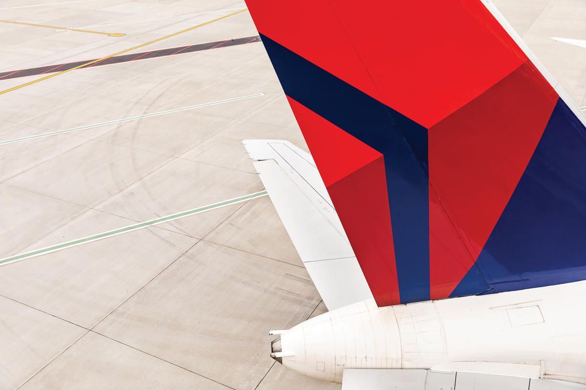 Delta Airlines Tail of Plane