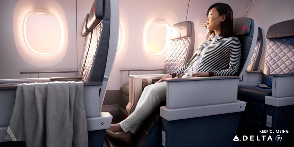 Delta Airlines Premium Economy seat