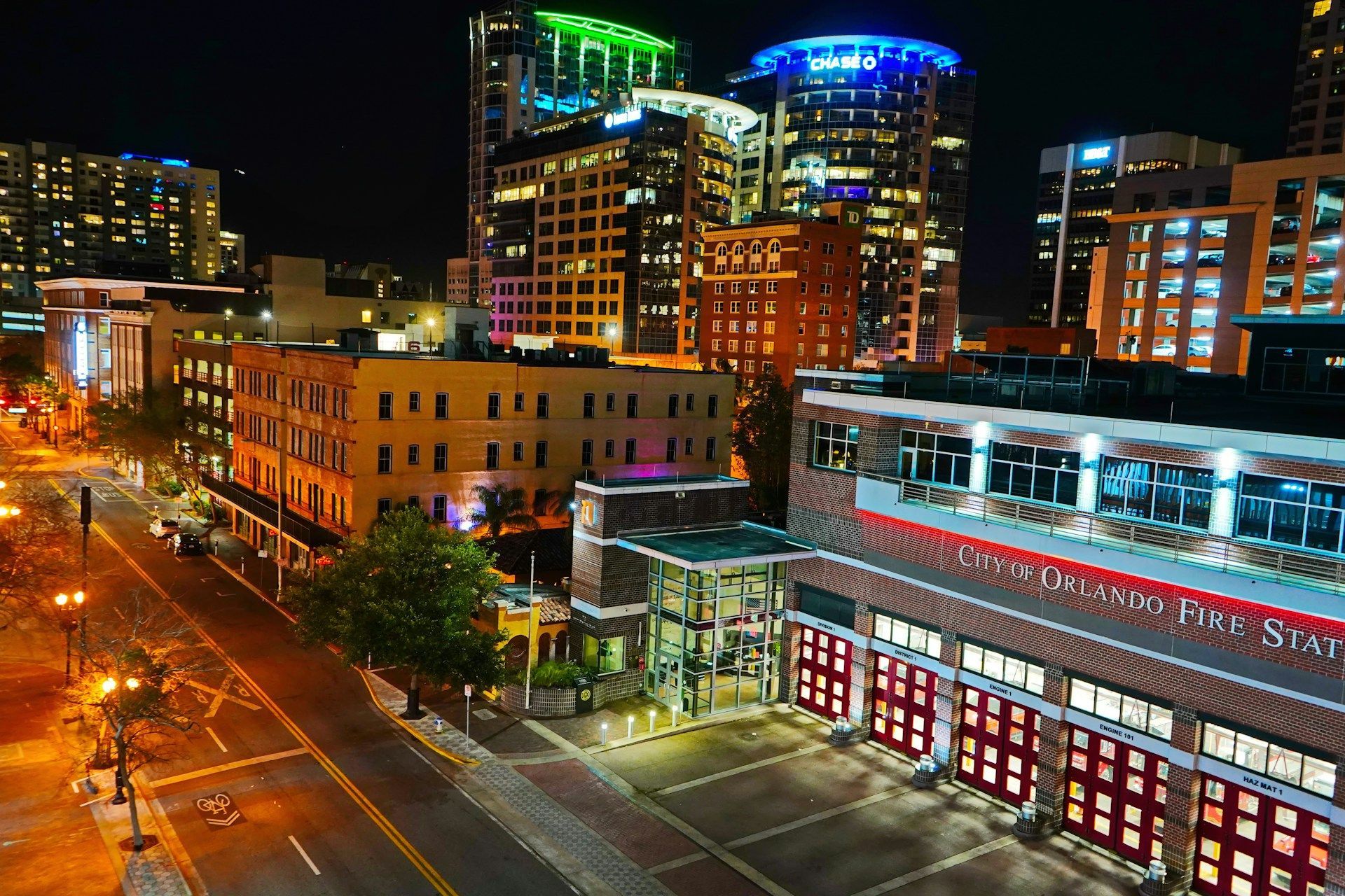 Downtown Orlando at Night