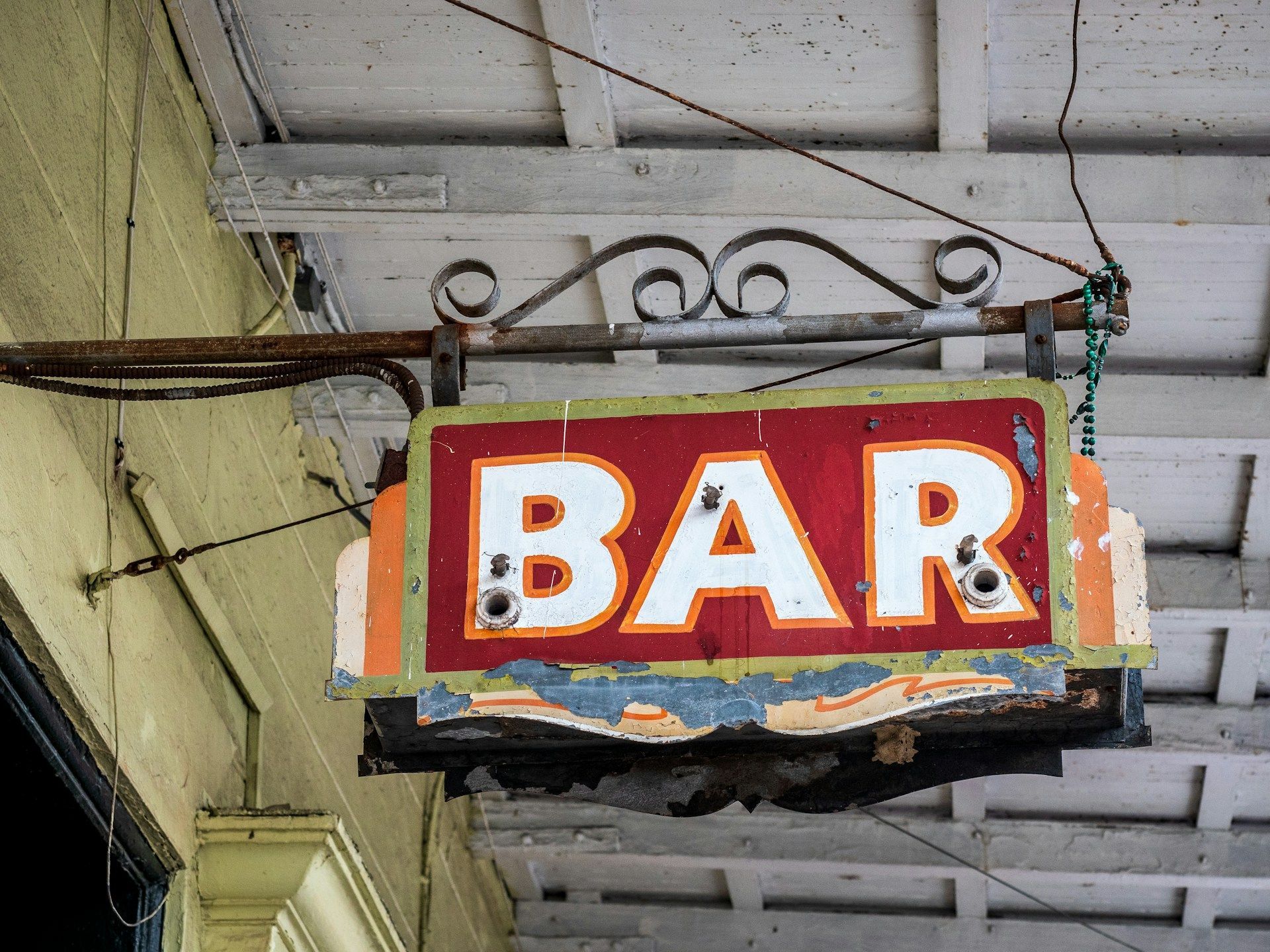 French Quarter bar sign, New Orleans