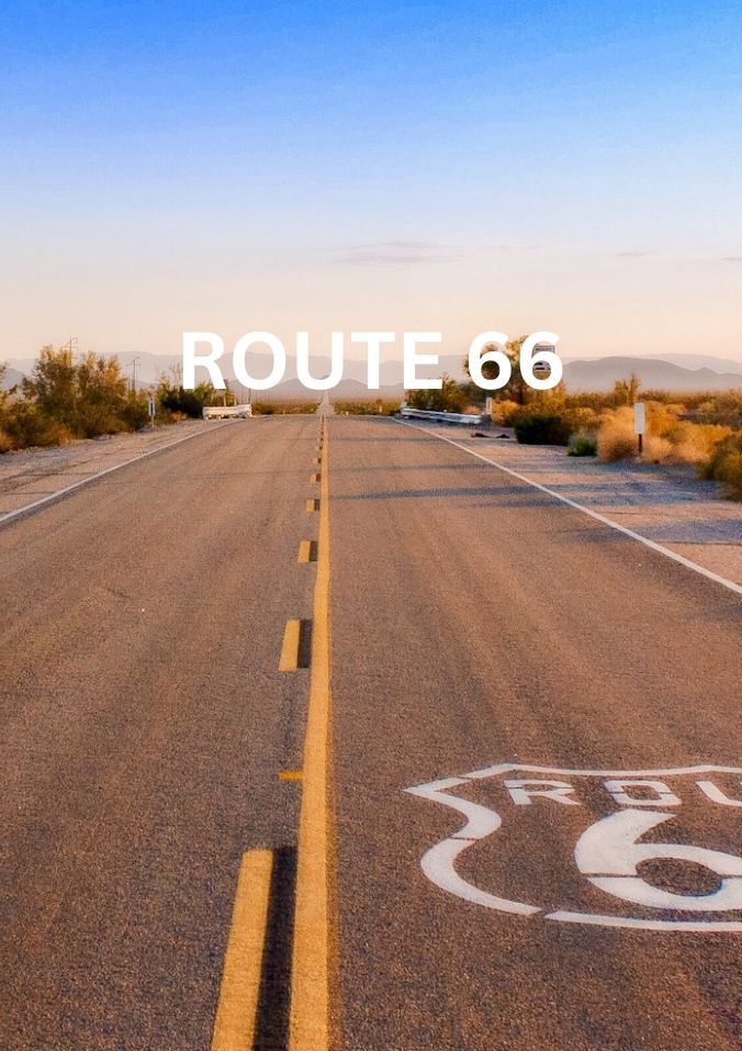 Route 66 USA Brochure Front