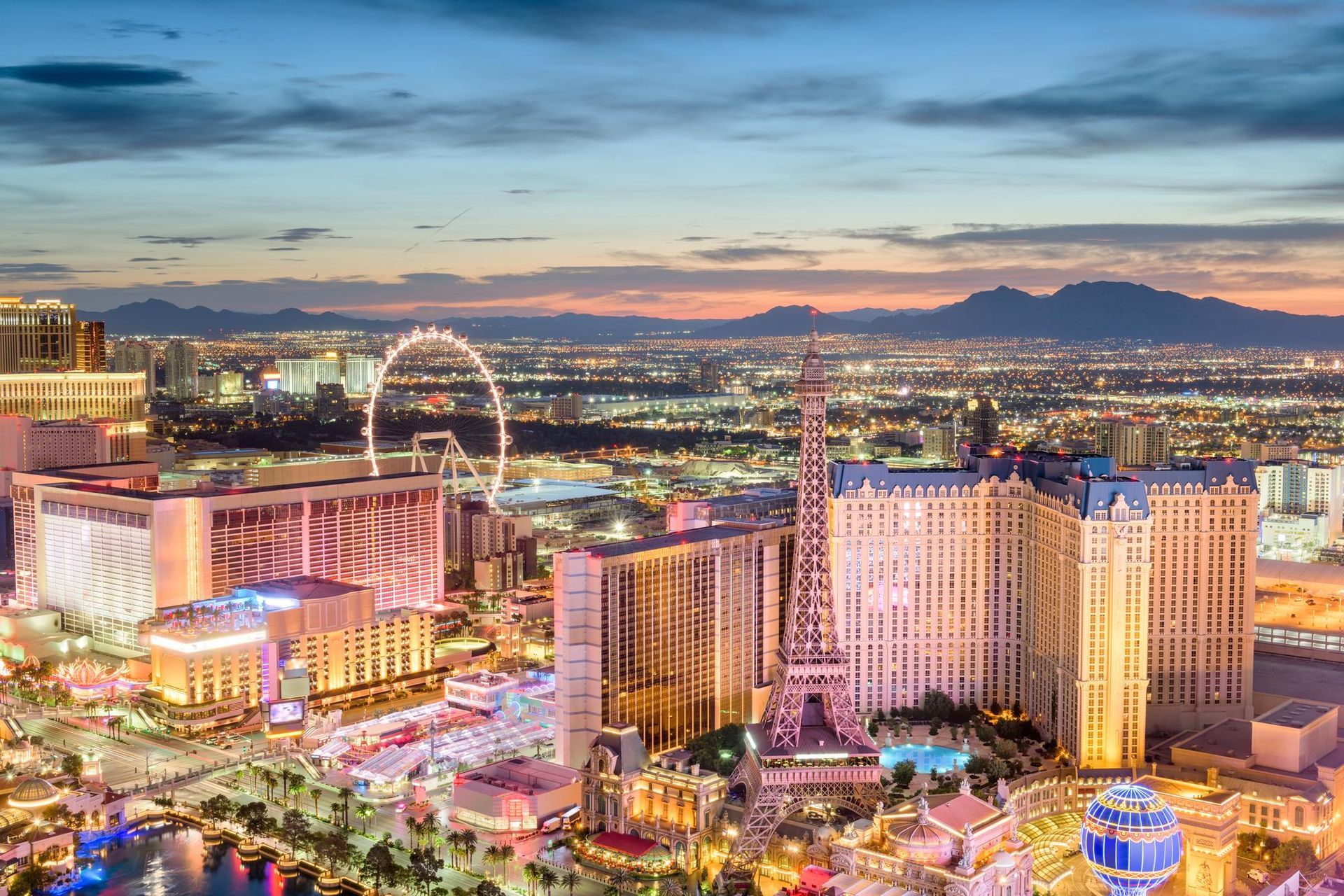 Las Vegas Strip at night