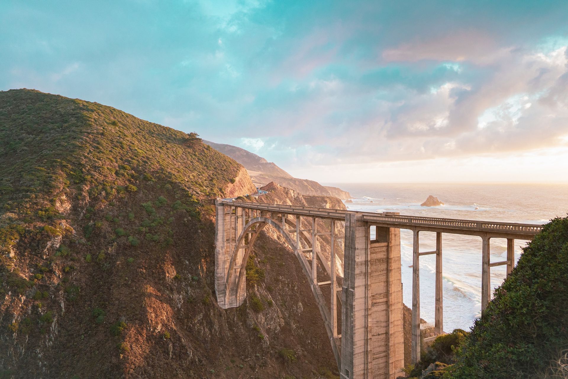 Bixey Bridge, Highway 1, California