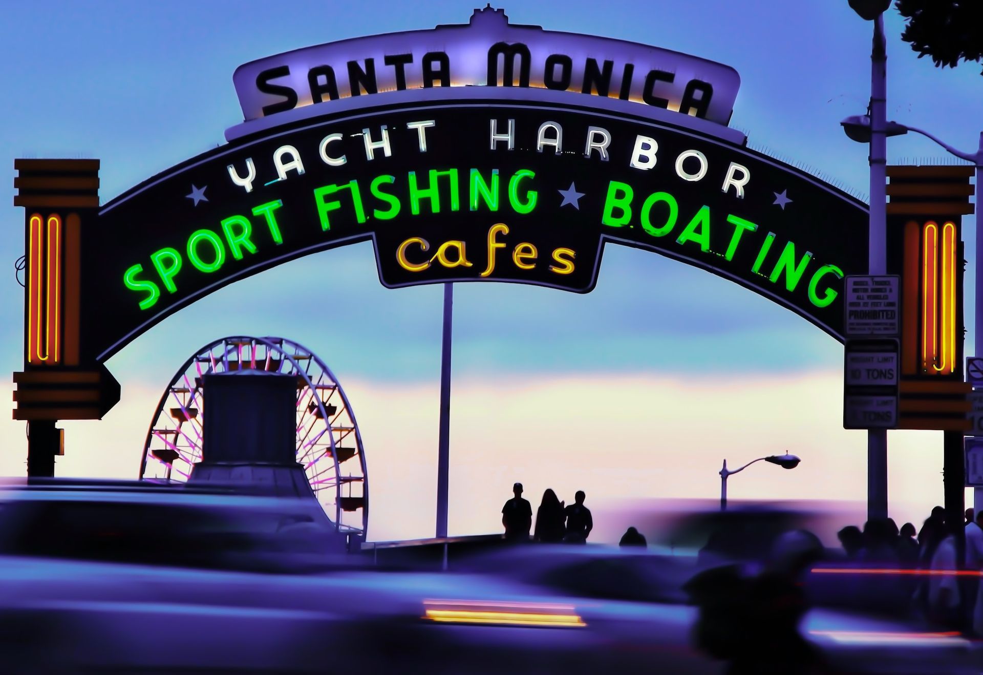 San Monica Pier Ferris Wheel, LA, CA