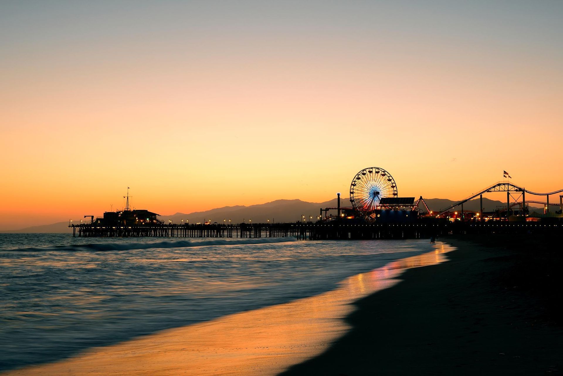 Santa Monica Beach & Pier, Los Angeles
