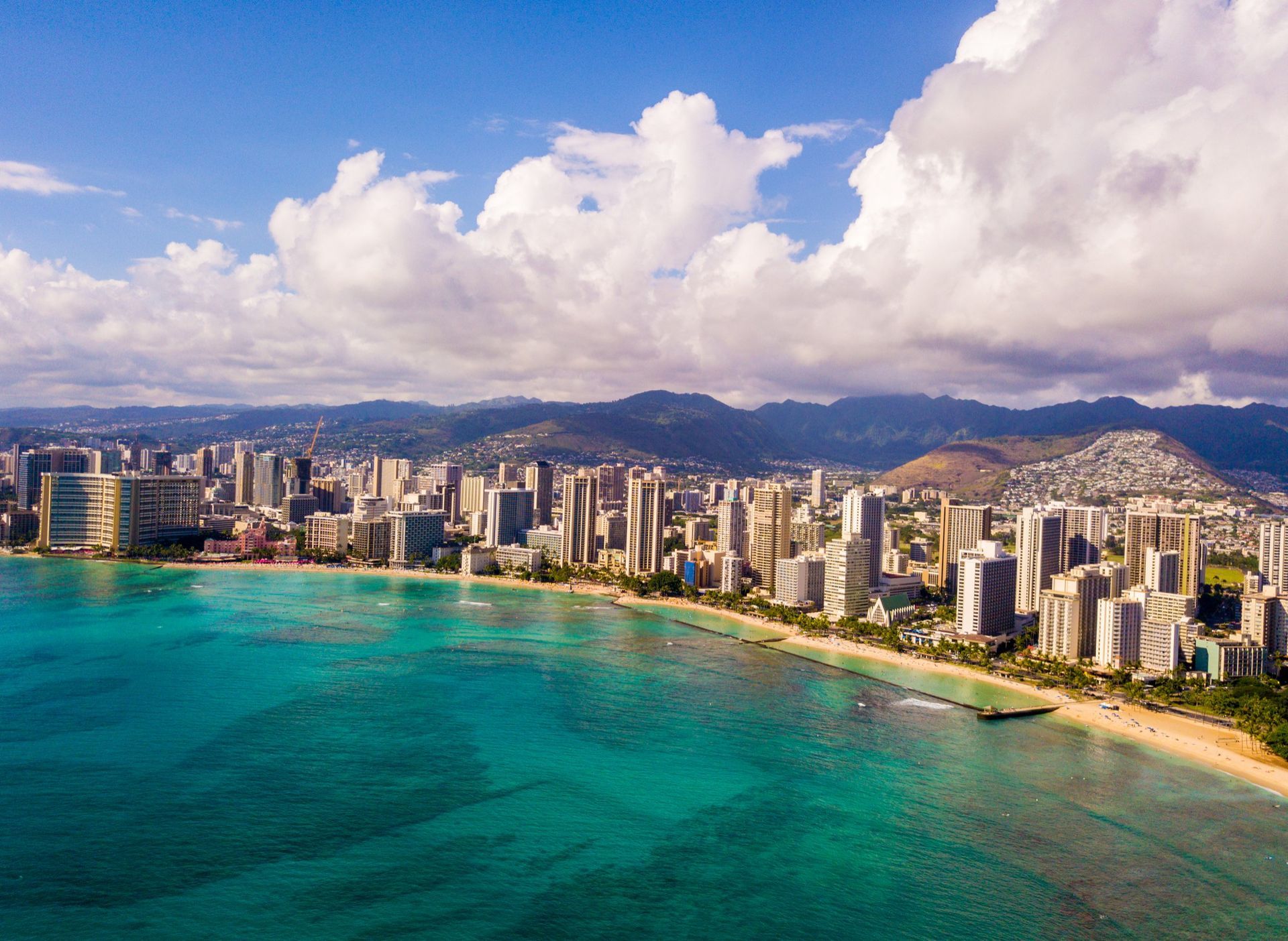 Waikiki Aerial View, Oahu