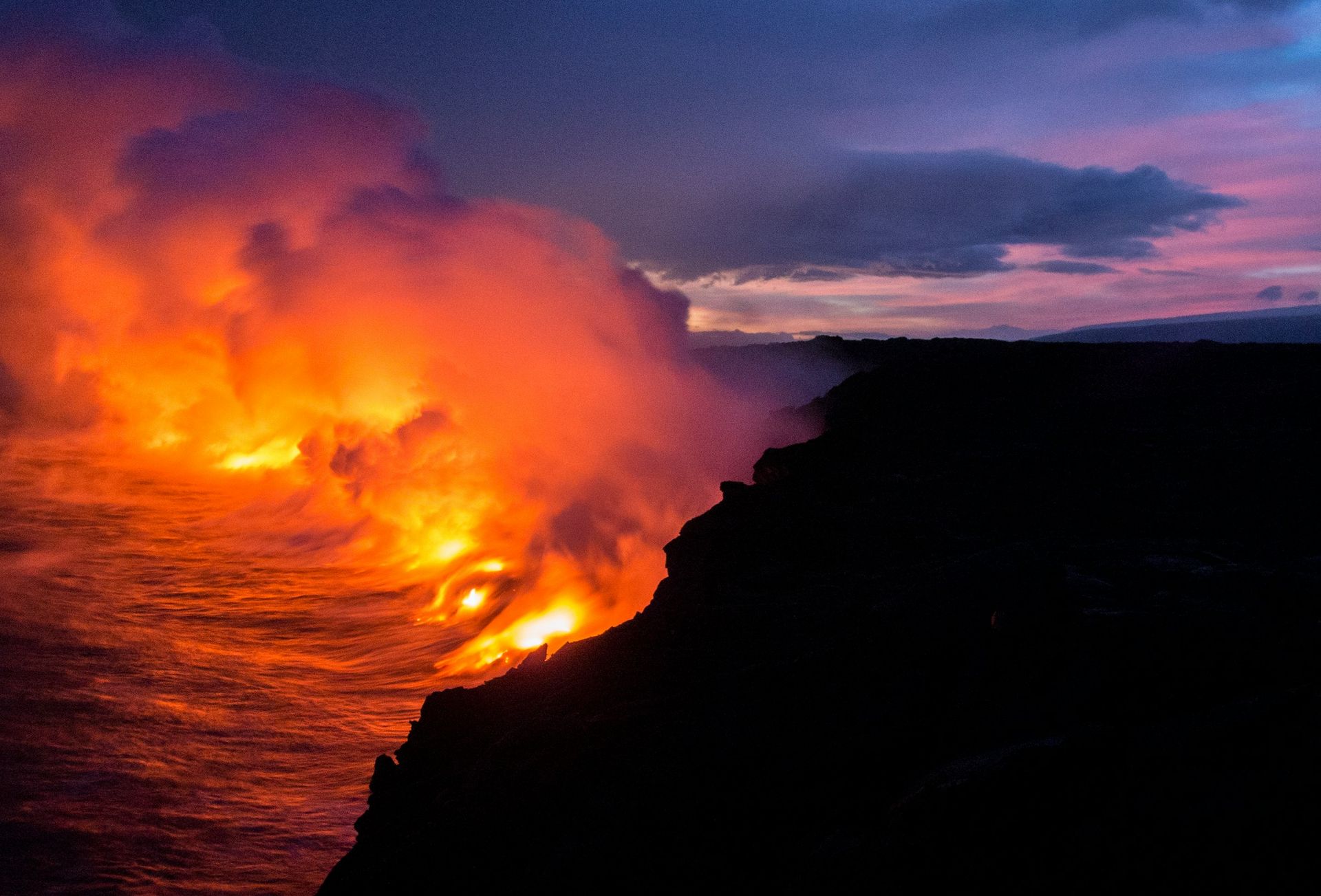 Kilauea Lave Eruption, Hawaii