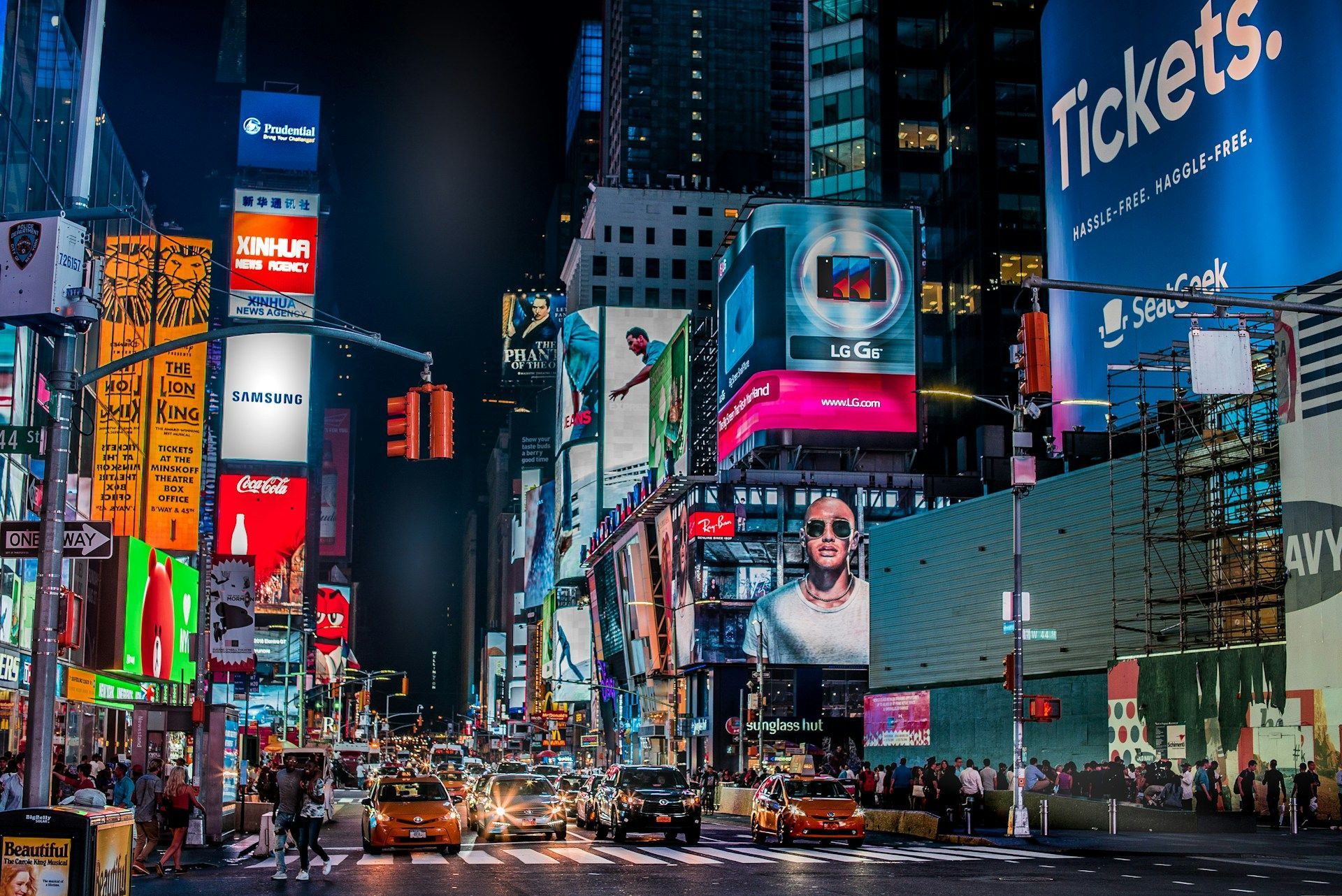 Times Square Billboards, New York