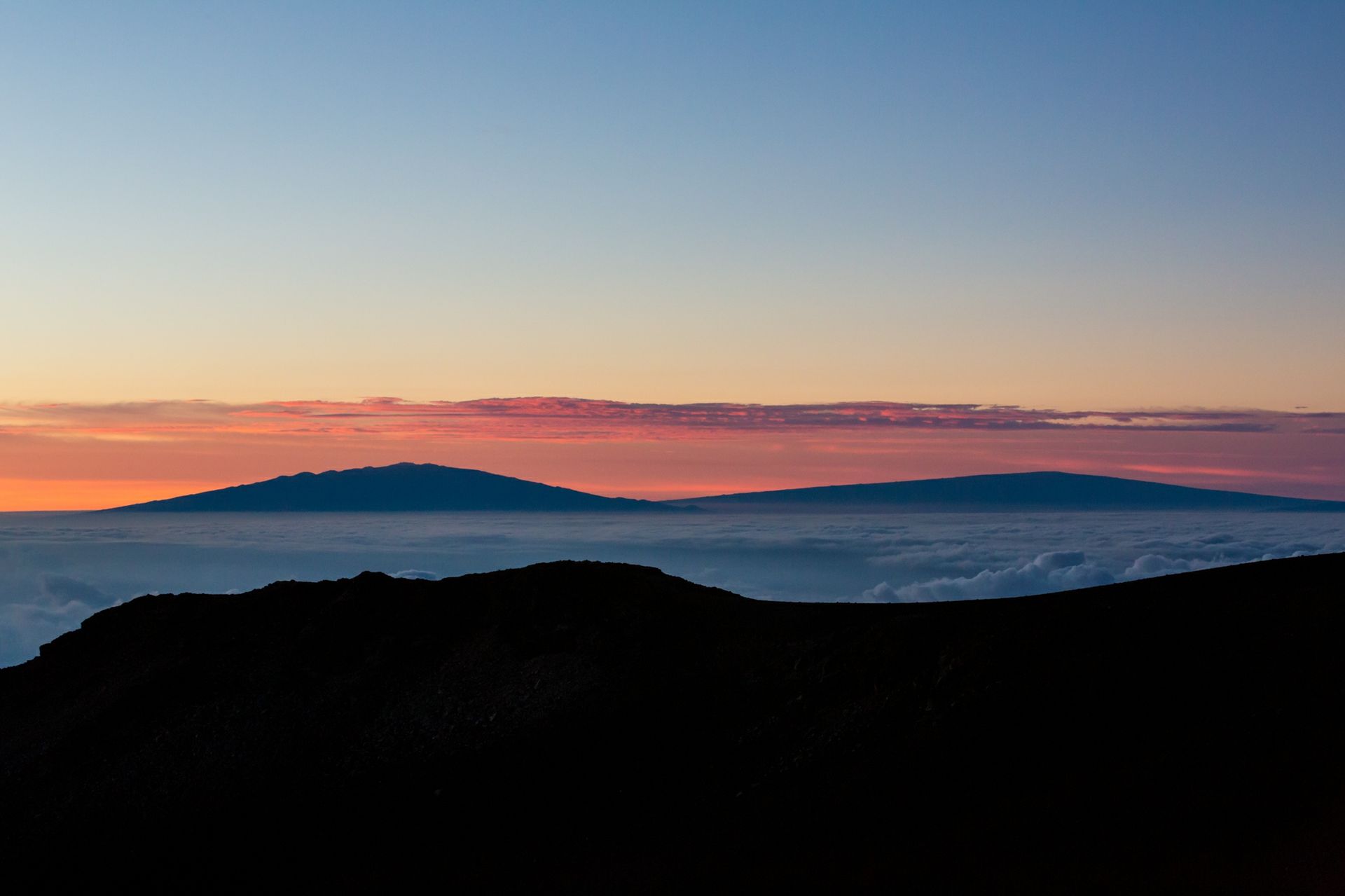 Haleakala sunset, Maui, Hawaii