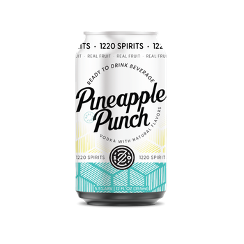 A can of 1220 Spirits Pineapple Punch