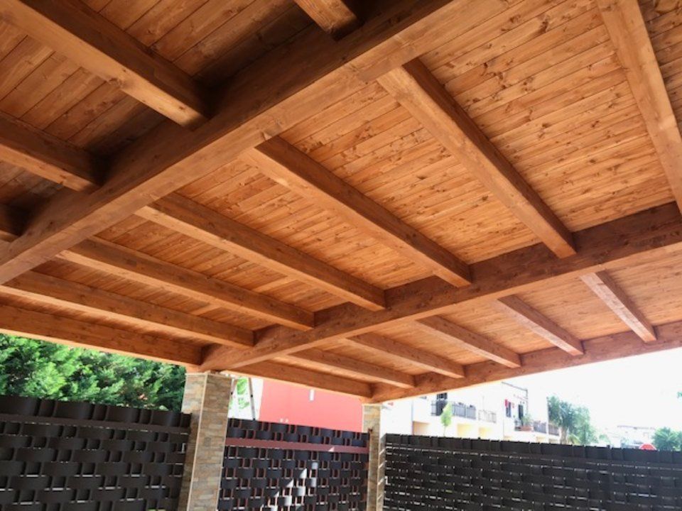 Copertura in legno