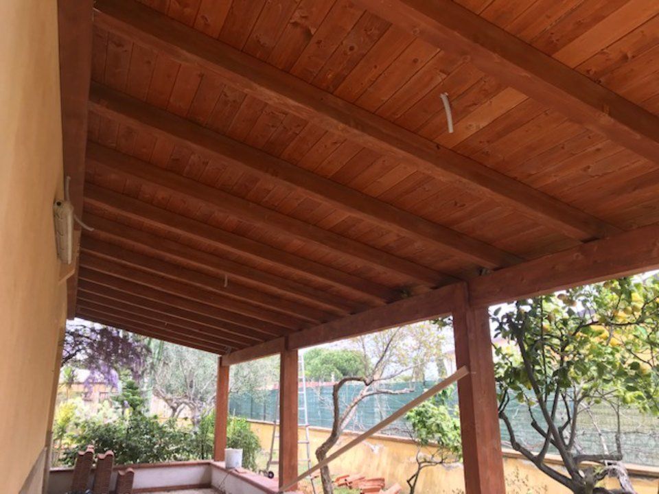 Copertura in legno