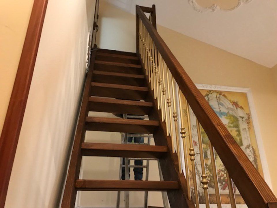 Scala in legno