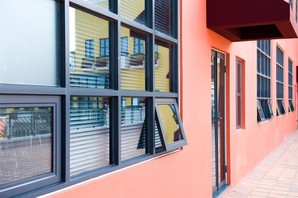Building With a Lot of Windows and Blinds on It — Abstract Window Cleaning in Hopkins Creek, NSW