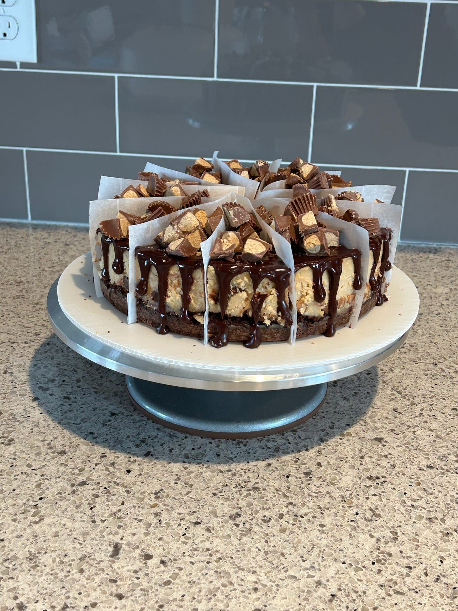 Food drinks and social atmosphere at Purple Toad Social Tap & Grill Homemade Cake
