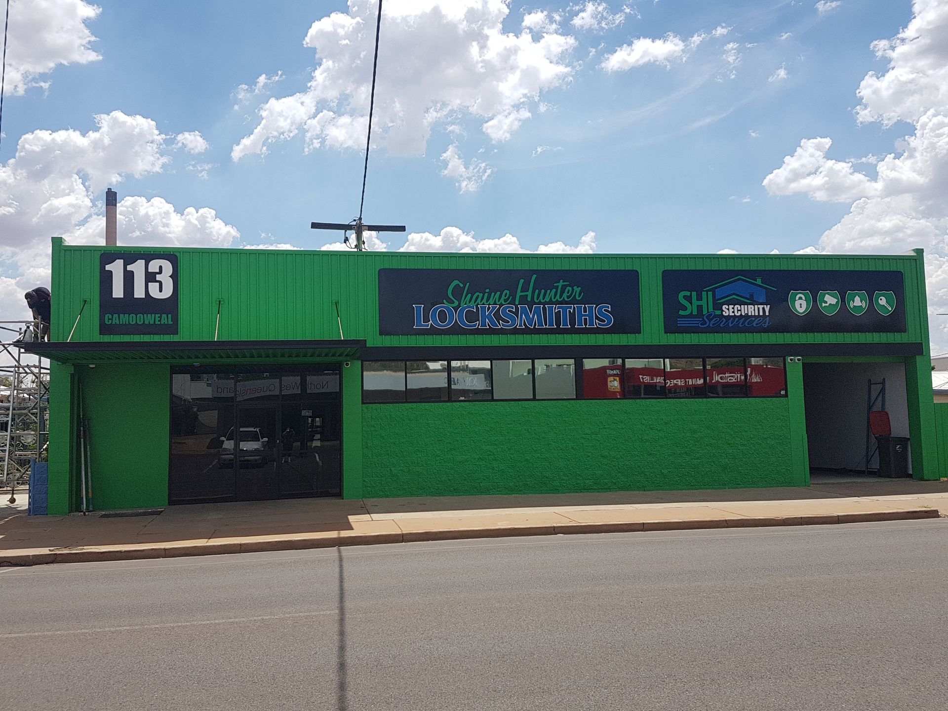 Green Commercial Building — Shaine Hunter Locksmiths in Richmond, QLD