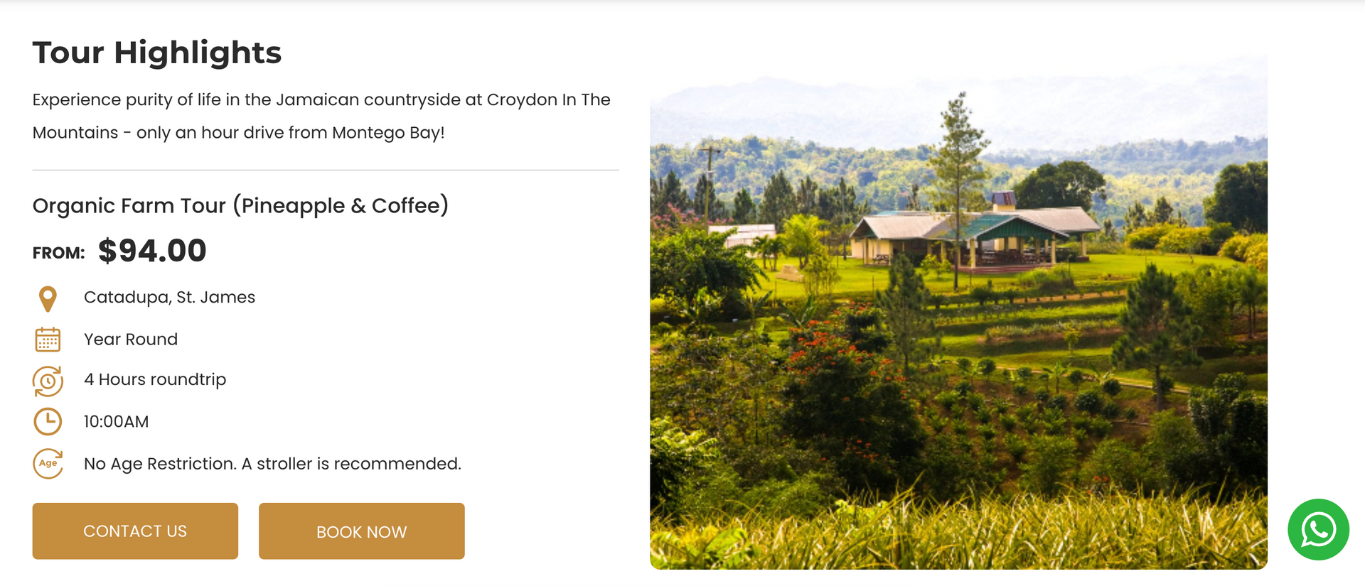 Croydon Estate tour page example